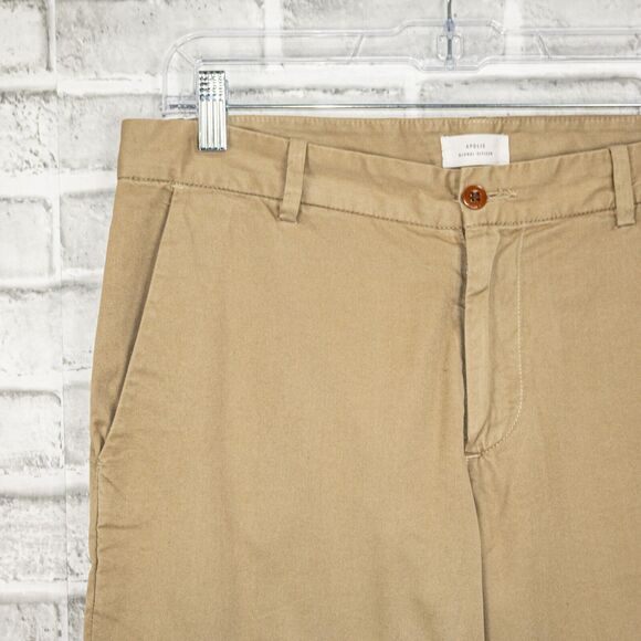 Apolis Global Citizen Slim straight Chino Pants in Khaki Size 30 - Picture 6 of 9